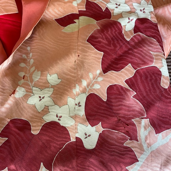 PRICE DROP! Vintage Hand Sewn Long Silk Kimono and Obi Sash - Picture 7 of 16